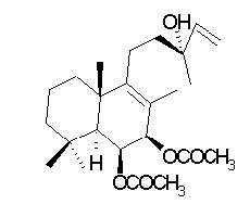 6ß,7ß-diacetoksy-13-hydroksy-labda-8, 14-dien